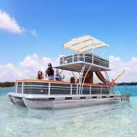 KinOcean 30ft Luxury Aluminum Party Pontoon Boat