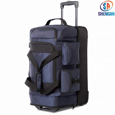 simple design duffle bag travel bag with wheel cheap trolley bag for promotion