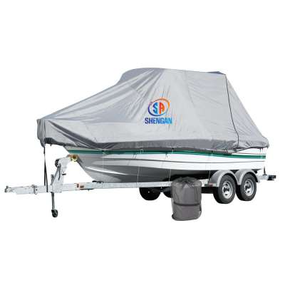 W/T-Top Outboard Boat Cover - fits 17.5' Long to 8.5' Wide Boats - 209"L x 101"W x 82"H or customer size